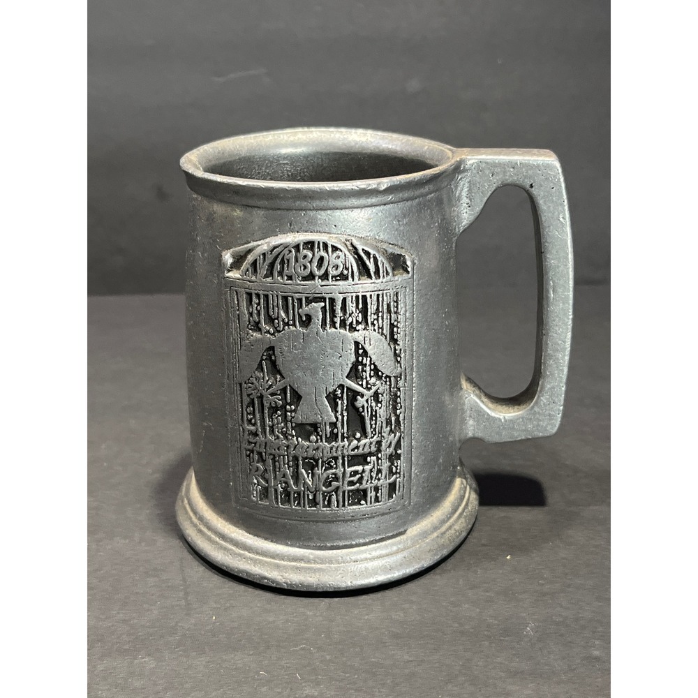 Statesmetal XIII Carson Casting Co Pewter Aluminum Tankard Mug 1803 Eagle Cage